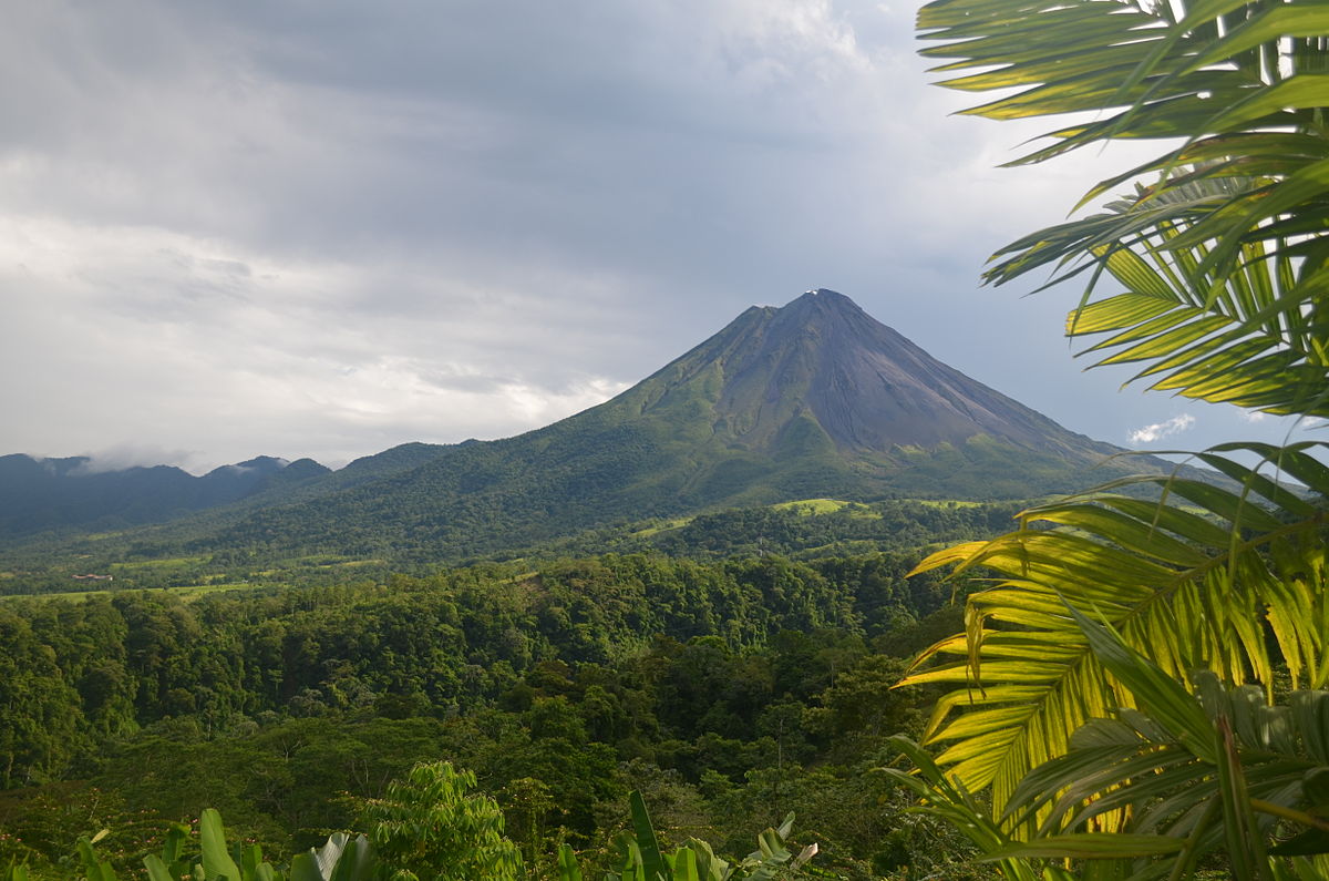 View of the Arenal Volcano taken from The Springs Resort & Spa at Arena