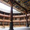 An image of Shakespeare's Globe Theatre from stage left
