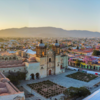 4k panorama drone photo of Oaxaca, Mexico