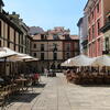 A panoramic view of Fontán Square in Oviedo