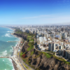 Coastline in Lima, Peru