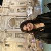 Student Megan Esch at Trevi Fountain
